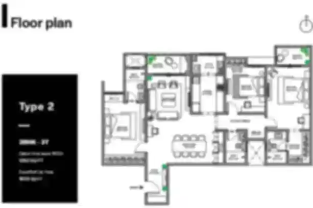 Assetz The Oasis Apartment 3 BHK Floor Plan 1885 square feet image by Assetz Property Group located at Chokkasandra, Off Sarjapur Road, Bangalore Karnataka