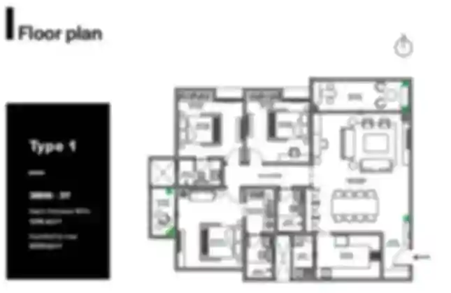 Assetz The Oasis Apartment 3 BHK Floor Plan 2142 square feet image by Assetz Property Group located at Chokkasandra, Off Sarjapur Road, Bangalore Karnataka